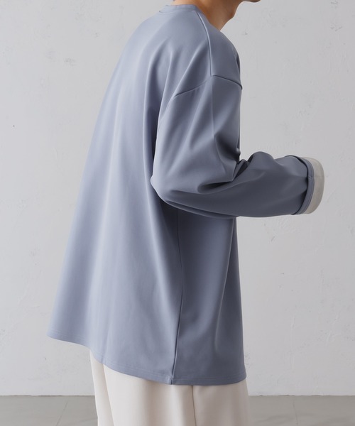 epnok(エプノック)の「リバーシブルポンチロンTee(Tシャツ/カットソー・メンズ・ブラウン/サックスブルー/グレー・SMALL/MEDIUM/LARGE)」の21枚目の写真