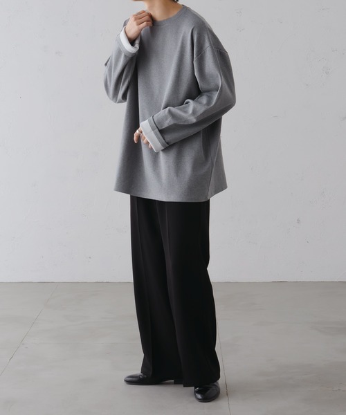 epnok(エプノック)の「リバーシブルポンチロンTee(Tシャツ/カットソー・メンズ・ブラウン/サックスブルー/グレー・SMALL/MEDIUM/LARGE)」の8枚目の写真