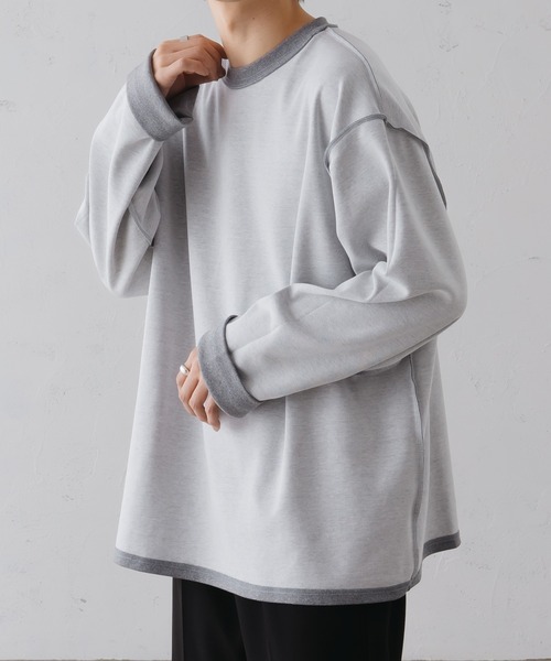 epnok(エプノック)の「リバーシブルポンチロンTee(Tシャツ/カットソー・メンズ・ブラウン/サックスブルー/グレー・SMALL/MEDIUM/LARGE)」の11枚目の写真