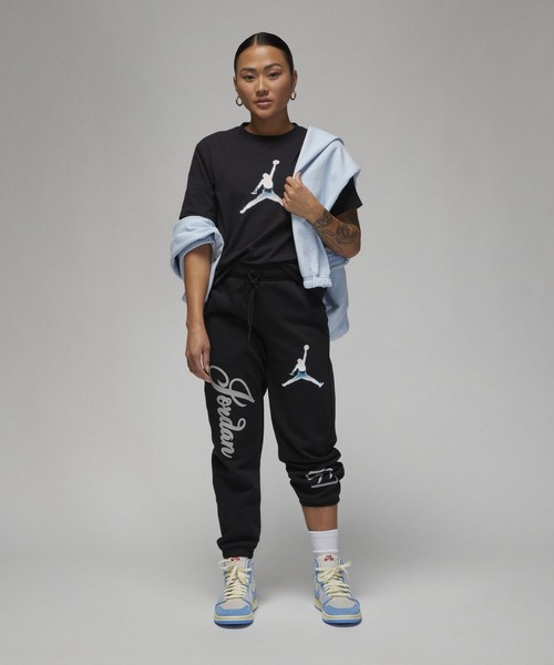 JORDAN BRAND（ジョーダンブランド）の「ウィメンズ ジョーダン BRKLN FT グラフィックパンツ / Jordan Brooklyn Fleece Women's Graphic Sweatpants（スウェットパンツ・レディース・ブラック/グレー系その他・L/M/XL/XS/S/2XL）」の10枚目の写真
