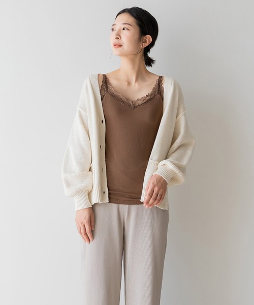 フェリシモMama（フェリシモママ）の「Ｍｏｒｅｄｄｅ　とろけるような肌心地　すっきり見えをかなえる　授乳ブラキャミ＆ショーツ（マタニティウェア/グッズ・レディース・ブラウン/グレー系その他・4/3/2/1）」の15枚目の写真