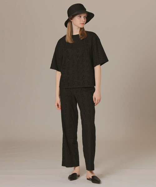 MACKINTOSH LONDON（マッキントッシュ ロンドン）の「コットンレースブラウス（シャツ/ブラウス・レディース・ブラック・38）」の3枚目の写真