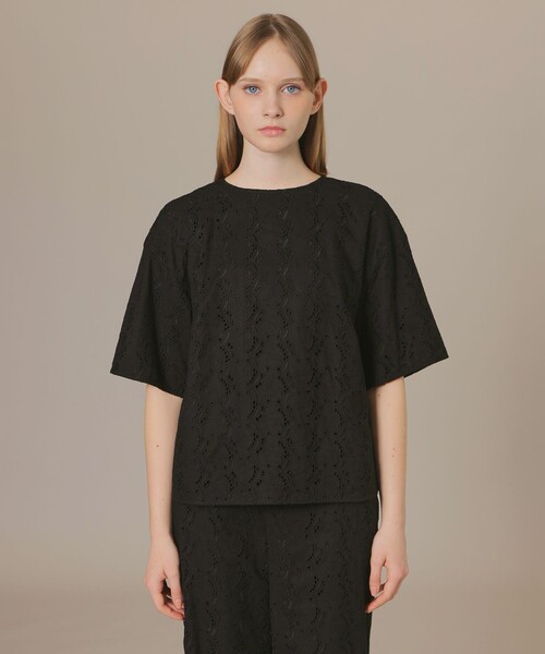 MACKINTOSH LONDON（マッキントッシュ ロンドン）の「コットンレースブラウス（シャツ/ブラウス・レディース・ブラック・38）」の5枚目の写真