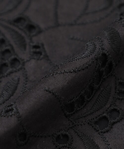 MACKINTOSH LONDON（マッキントッシュ ロンドン）の「コットンレースブラウス（シャツ/ブラウス・レディース・ブラック・38）」の8枚目の写真