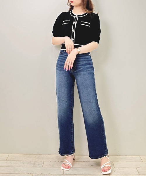 INGNI（イング）の「ナローストラップヒールサンダル（サンダル・レディース・ブラック/クリア/オフホワイト・M/L）」の8枚目の写真