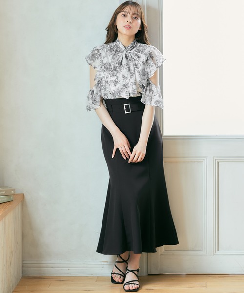 INGNI（イング）の「ナローストラップヒールサンダル（サンダル・レディース・ブラック/クリア/オフホワイト・M/L）」の17枚目の写真