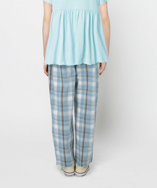 Right-on（ライトオン）の「【接触冷感】サラサライージーパンツ / 吸水速乾 / UVカット（その他パンツ・キッズ・ホワイト×ブラック/ブルー/サックスブルー/ブラウン/ブラック/カーキブラウン・140/120/130/160/105/150）」の15枚目の写真