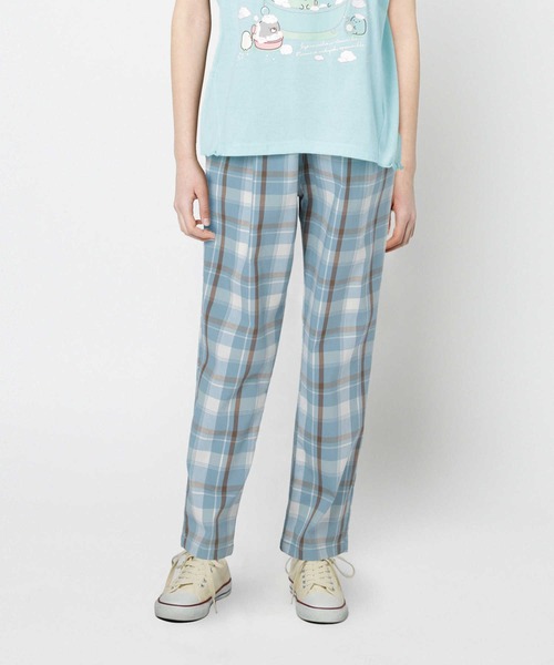 Right-on（ライトオン）の「【接触冷感】サラサライージーパンツ / 吸水速乾 / UVカット（その他パンツ・キッズ・ホワイト×ブラック/ブルー/サックスブルー/ブラウン/ブラック/カーキブラウン・140/120/130/160/105/150）」の16枚目の写真