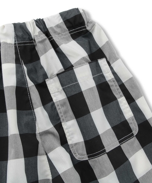 Right-on（ライトオン）の「【接触冷感】サラサライージーパンツ / 吸水速乾 / UVカット（その他パンツ・キッズ・ホワイト×ブラック/ブルー/サックスブルー/ブラウン/ブラック/カーキブラウン・140/120/130/160/105/150）」の8枚目の写真