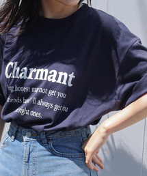 make a ray! | 【別注】シンプル カレッジロゴ California/Charmant プリントTシャツ/半袖T/ビッグシルエット(Tシャツ/カットソー)
