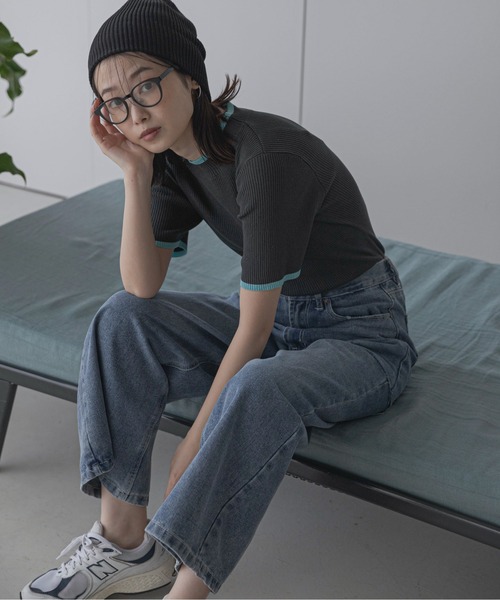 feepur（フェピュール）の「【UVカット】ボストンメガネ（メガネ・レディース・ブラック・FREE）」の11枚目の写真