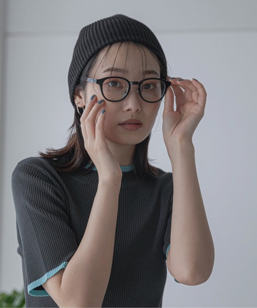 feepur（フェピュール）の「【UVカット】ボストンメガネ（メガネ・レディース・ブラック・FREE）」の13枚目の写真