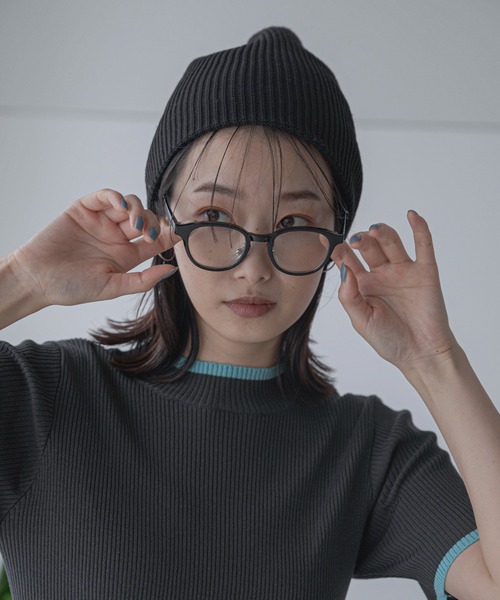 feepur（フェピュール）の「【UVカット】ボストンメガネ（メガネ・レディース・ブラック・FREE）」の10枚目の写真