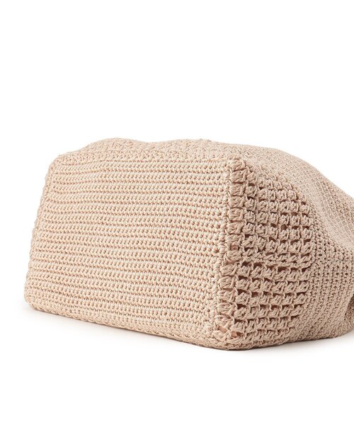 grove（グローブ）の「◆【A4収納可】タッセルレーヨン編みトート（トートバッグ・レディース・アイボリー/オレンジ/グレー/ブラック・00）」の6枚目の写真