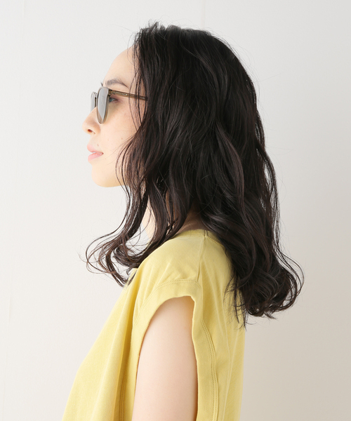 FRAMeWORK（フレームワーク）の「【MESSY WEEKEND/メシ―ウィークエンド】 サングラス（サングラス・レディース・ベージュ/ブラウン/カーキ/ホワイト×ホワイト・FREE）」の17枚目の写真