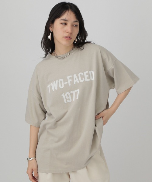 REMI RELIEF（レミレリーフ）の「Chaos(カオス)/【REMI RELIEF】別注プリントTシャツ（Tシャツ/カットソー・レディース・ホワイト/ブラック/ベージュ/ミント・FREE）」の21枚目の写真