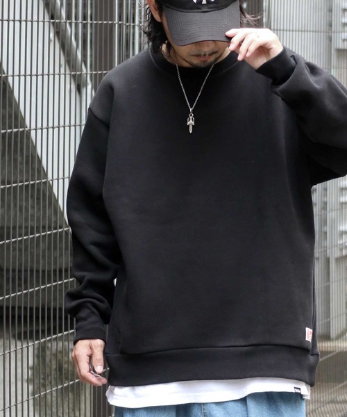 Java（ジャバ）の「《Java ジャバコラボ》ユニセックス2wayリバーシブル裏起毛×キルティング切替プルオーバー（スウェット・メンズ・カーキ/ブラック/ネイビー・XX-LARGE/SMALL/X-LARGE/LARGE/MEDIUM）」の7枚目の写真