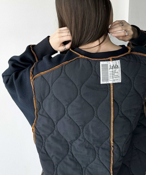 セール】《Java ジャバコラボ》ユニセックス2wayリバーシブル裏起毛