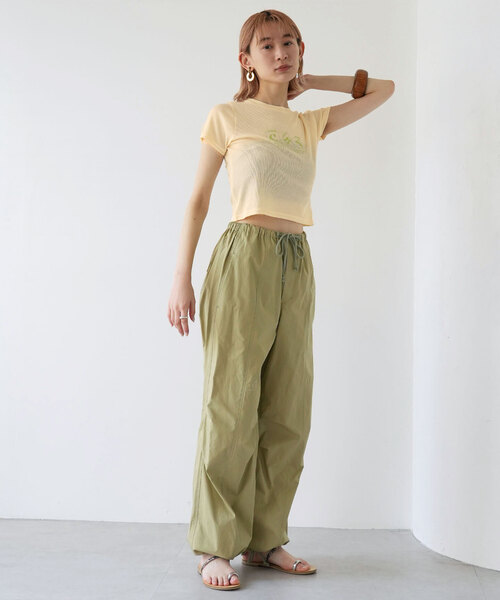 SLOBE citron.(スローブシトロン)の「SLOBE citron. Petit TEE(Tシャツ/カットソー・レディース・アイボリー/ピンク・FREE)」の3枚目の写真