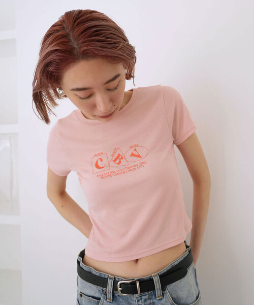 SLOBE citron.(スローブシトロン)の「SLOBE citron. Petit TEE(Tシャツ/カットソー・レディース・アイボリー/ピンク・FREE)」の16枚目の写真