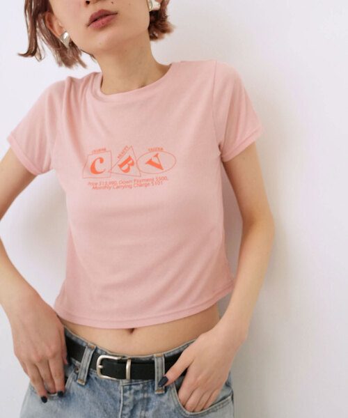 SLOBE citron.(スローブシトロン)の「SLOBE citron. Petit TEE(Tシャツ/カットソー・レディース・アイボリー/ピンク・FREE)」の22枚目の写真