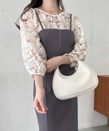美シルエットでキマる。 ロング スリット キャミワンピース