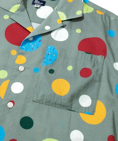 go slow caravan（ゴースローキャラバン）の「レーヨン総柄プリントO/Pシャツ（シャツ/ブラウス・メンズ・その他2/その他1/その他3・MEDIUM/LARGE/X-LARGE/SMALL）」の6枚目の写真