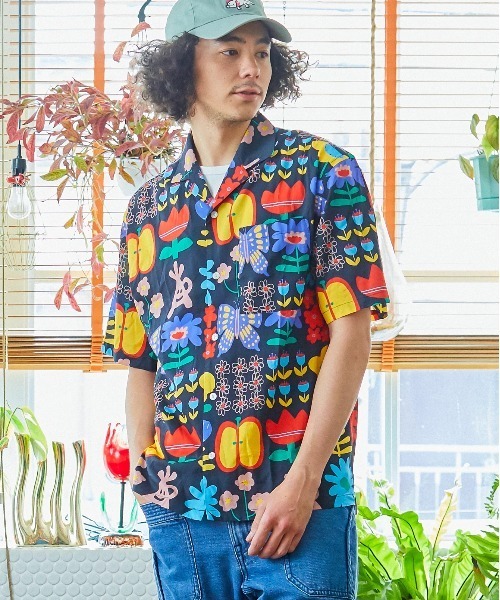 go slow caravan（ゴースローキャラバン）の「レーヨン総柄プリントO/Pシャツ（シャツ/ブラウス・メンズ・その他2/その他1/その他3・MEDIUM/LARGE/X-LARGE/SMALL）」の15枚目の写真