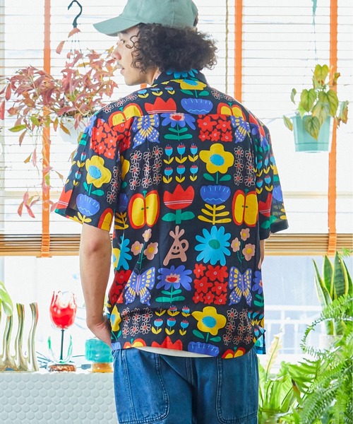 go slow caravan（ゴースローキャラバン）の「レーヨン総柄プリントO/Pシャツ（シャツ/ブラウス・メンズ・その他2/その他1/その他3・MEDIUM/LARGE/X-LARGE/SMALL）」の16枚目の写真