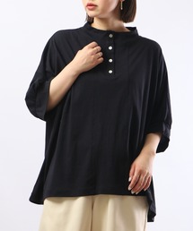 Arinomama 綿テンセルコクーンプルオーバー 半袖