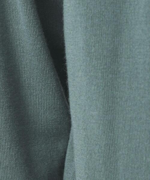 green label relaxing（グリーンレーベルリラクシング）の「120s テンジク クルーネック ニット（ニット/セーター・メンズ・ベージュ/ケリー/パープル/ブラック・S/M/L/XL）」の22枚目の写真