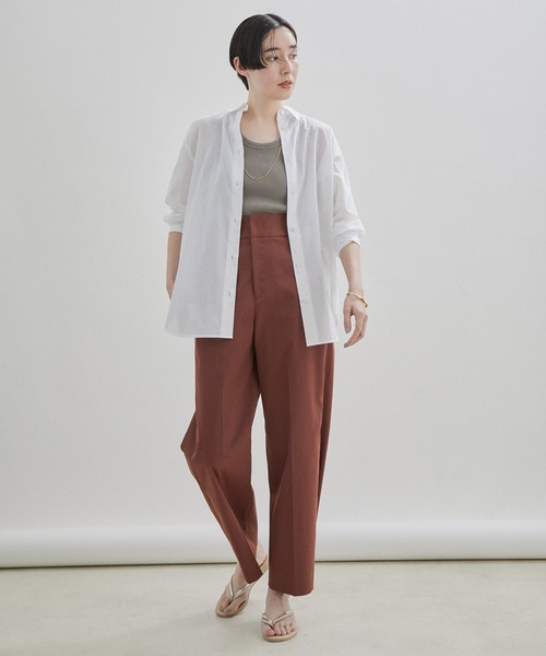 SALON adam et rope'（サロン アダム エ ロペ）の「Stainlessロングボックスチェーンネックレス（ネックレス・レディース・ゴールド・FREE）」の4枚目の写真