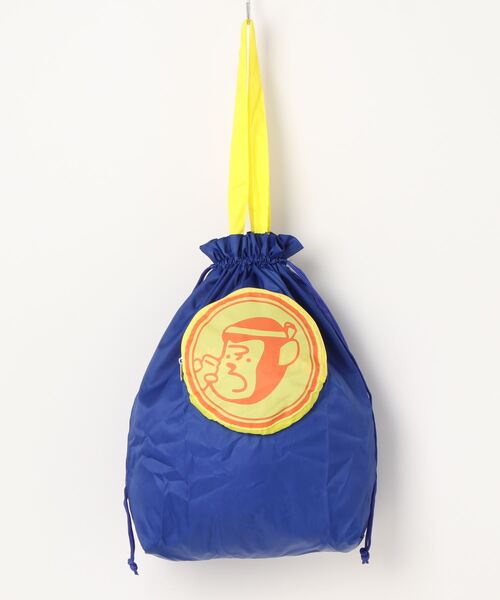 カヤ（カヤ）の「【カヤ】湯の三猿エコバッグ（エコバッグ/サブバッグ・レディース・ネイビー/ホワイト/ピンク・FREE）」の3枚目の写真