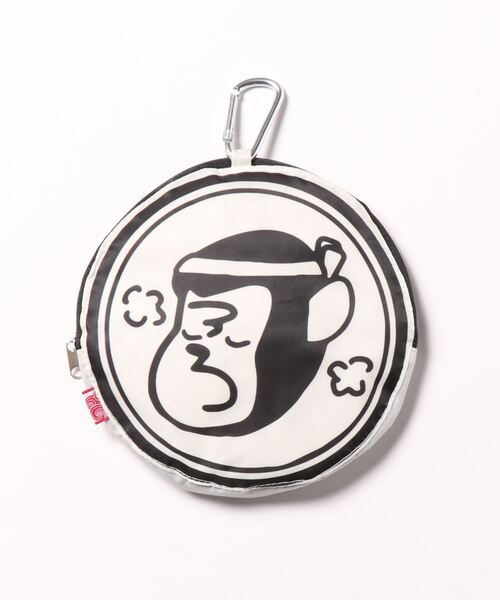 カヤ（カヤ）の「【カヤ】湯の三猿エコバッグ（エコバッグ/サブバッグ・レディース・ネイビー/ホワイト/ピンク・FREE）」の6枚目の写真