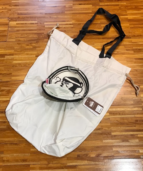 カヤ（カヤ）の「【カヤ】湯の三猿エコバッグ（エコバッグ/サブバッグ・レディース・ネイビー/ホワイト/ピンク・FREE）」の11枚目の写真