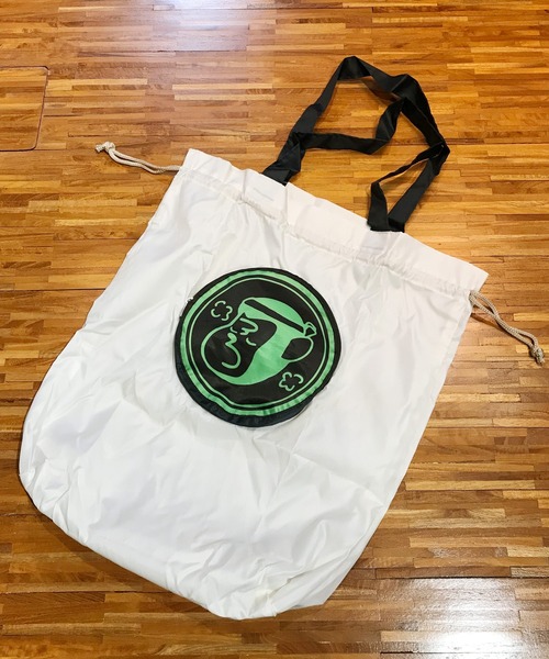 カヤ（カヤ）の「【カヤ】湯の三猿エコバッグ（エコバッグ/サブバッグ・レディース・ネイビー/ホワイト/ピンク・FREE）」の14枚目の写真