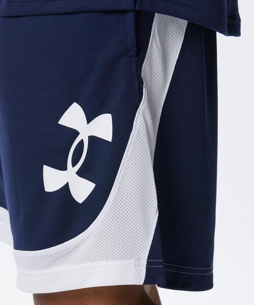 UNDER ARMOUR（アンダーアーマー）の「UAベースライン ショーツ（バスケットボール/メンズ）（その他パンツ・メンズ・ネイビー・XL/L/S/M/XXL/3XL/4XL）」の4枚目の写真