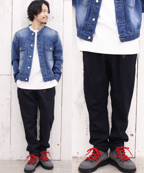 Gramicci（グラミチ）の「【Ciaopanic】×【GRAMICCI】　別注T/Rストレッチワンタックパンツ（スラックス・メンズ・ブラック/グレー/チャコールグレー/ダークブルー/ネイビー・MEDIUM/LARGE/SMALL）」の5枚目の写真