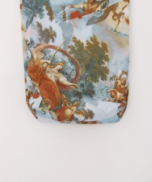 axes femme（アクシーズファム）の「天使柄晴雨兼用折傘（折りたたみ傘・レディース・グリーン/ブルー・FREE）」の14枚目の写真