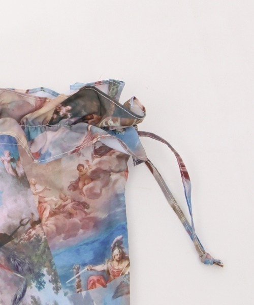 axes femme（アクシーズファム）の「天使柄晴雨兼用折傘（折りたたみ傘・レディース・グリーン/ブルー・FREE）」の21枚目の写真