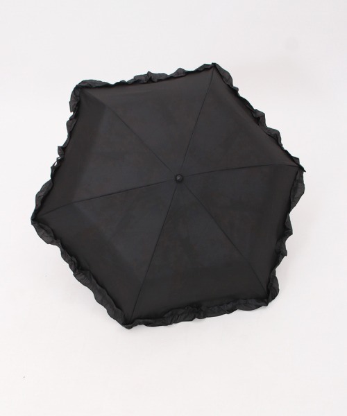 axes femme（アクシーズファム）の「天使柄晴雨兼用折傘（折りたたみ傘・レディース・グリーン/ブルー・FREE）」の8枚目の写真