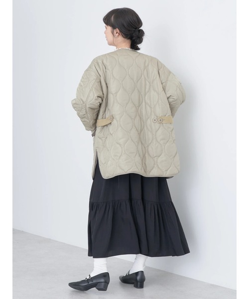 earth music&ecology（アースミュージックアンドエコロジー）の「キルティングハーフブルゾン（ブルゾン・レディース・ブラック/カーキ/アイボリー・M/L）」の20枚目の写真