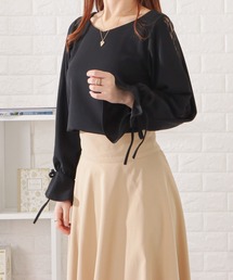 Lace Ladies（レースレディース）の「Vネックキャンディースリーブトップス（シャツ/ブラウス）」