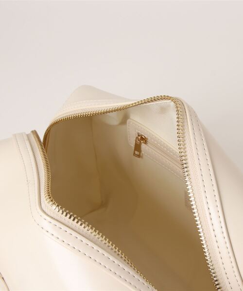 EIMY ISTOIRE（エイミーイストワール）の「スクエアボストンバッグ（ボストンバッグ・レディース・アイボリー/ブラウン・FREE）」の18枚目の写真