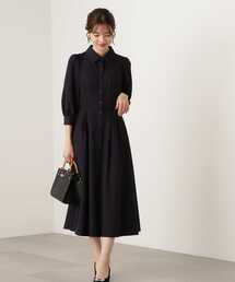 PROPORTION BODY DRESSING | タックフレアシャツワンピース / 1213240810(ワンピース)