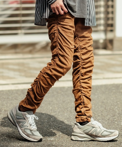 improves（インプローブス）の「カラーデニム ストレート クシュ 5P パンツ（デニムパンツ・メンズ・ブラック/パープル/ブラウン/グリーン・MEDIUM/LARGE）」の3枚目の写真