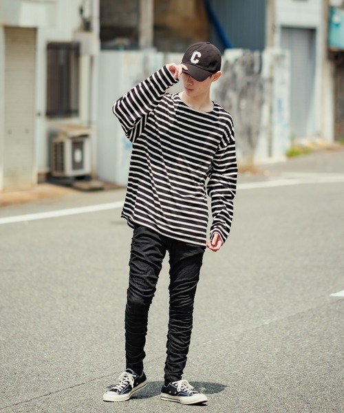 improves（インプローブス）の「カラーデニム ストレート クシュ 5P パンツ（デニムパンツ・メンズ・ブラック/パープル/ブラウン/グリーン・MEDIUM/LARGE）」の8枚目の写真