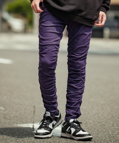 improves（インプローブス）の「カラーデニム ストレート クシュ 5P パンツ（デニムパンツ・メンズ・ブラック/パープル/ブラウン/グリーン・MEDIUM/LARGE）」の19枚目の写真