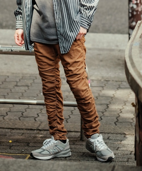 improves（インプローブス）の「カラーデニム ストレート クシュ 5P パンツ（デニムパンツ・メンズ・ブラック/パープル/ブラウン/グリーン・MEDIUM/LARGE）」の10枚目の写真