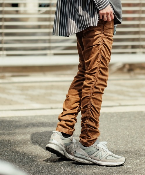 improves（インプローブス）の「カラーデニム ストレート クシュ 5P パンツ（デニムパンツ・メンズ・ブラック/パープル/ブラウン/グリーン・MEDIUM/LARGE）」の12枚目の写真